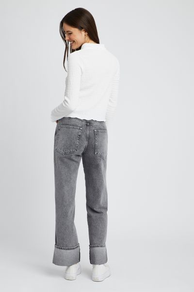 T-shirt col chemise boutonn&eacute;