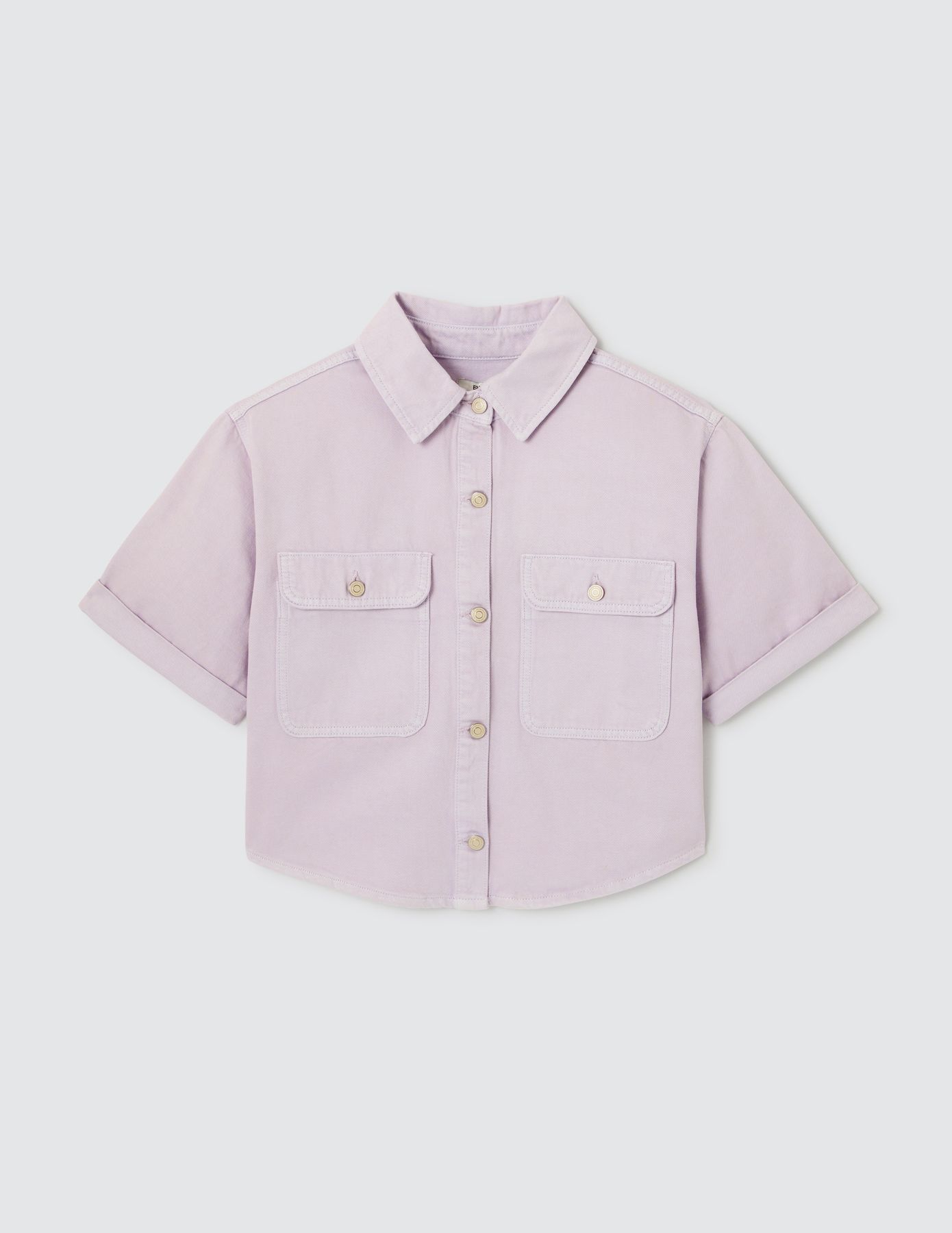 Veste en jean manches courtes