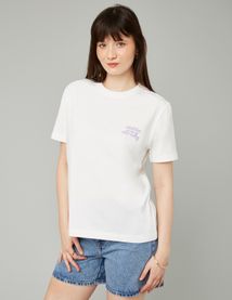 T-shirt imprim&eacute; devant/dos