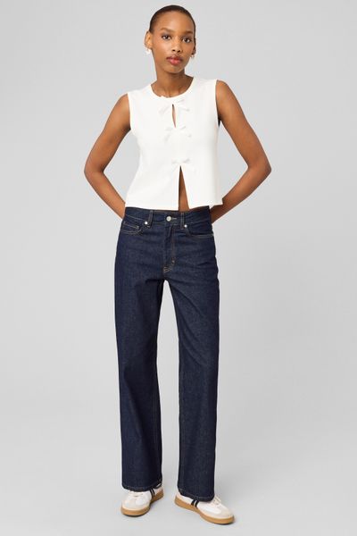 Top sans manches &agrave; n&oelig;uds