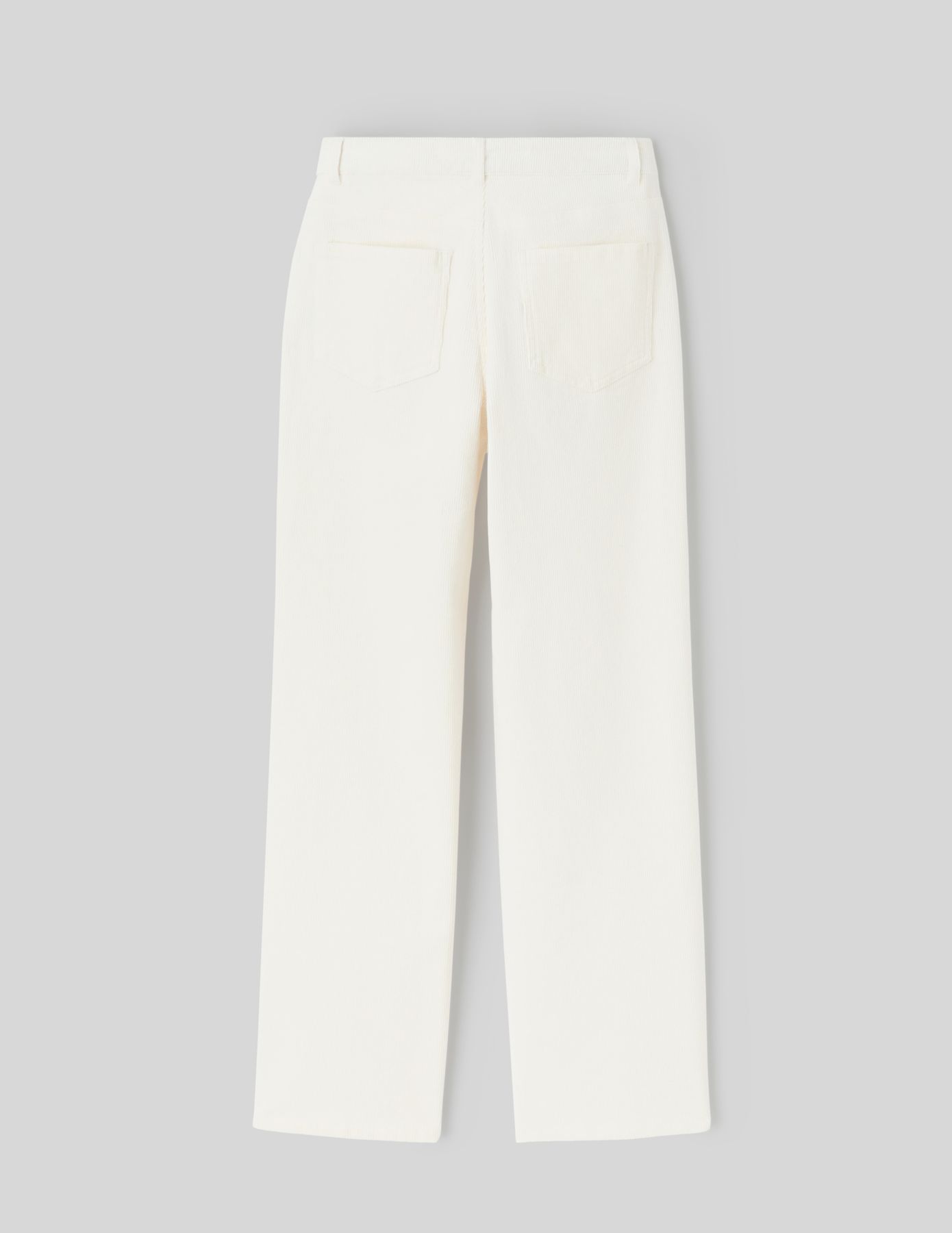 Pantalon straight velours