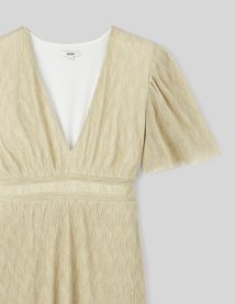 Robe courte brillante