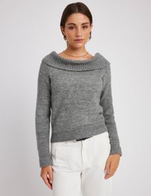 Pull &eacute;paules d&eacute;nud&eacute;es