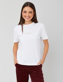 T-shirt imprim&eacute; poitrine