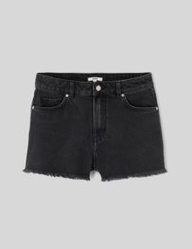 Short en jean raw cut
