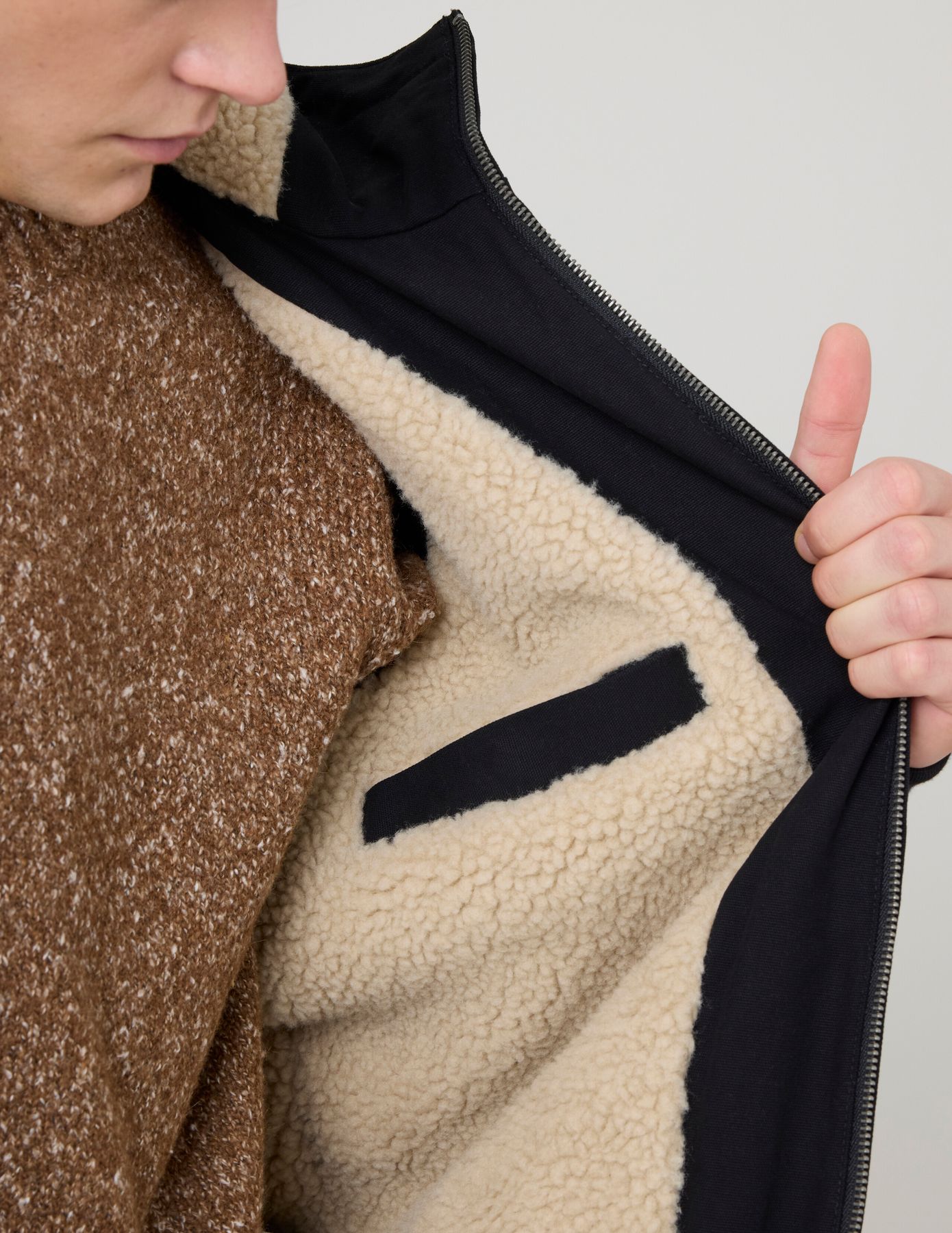 Blouson à capuche en canvas