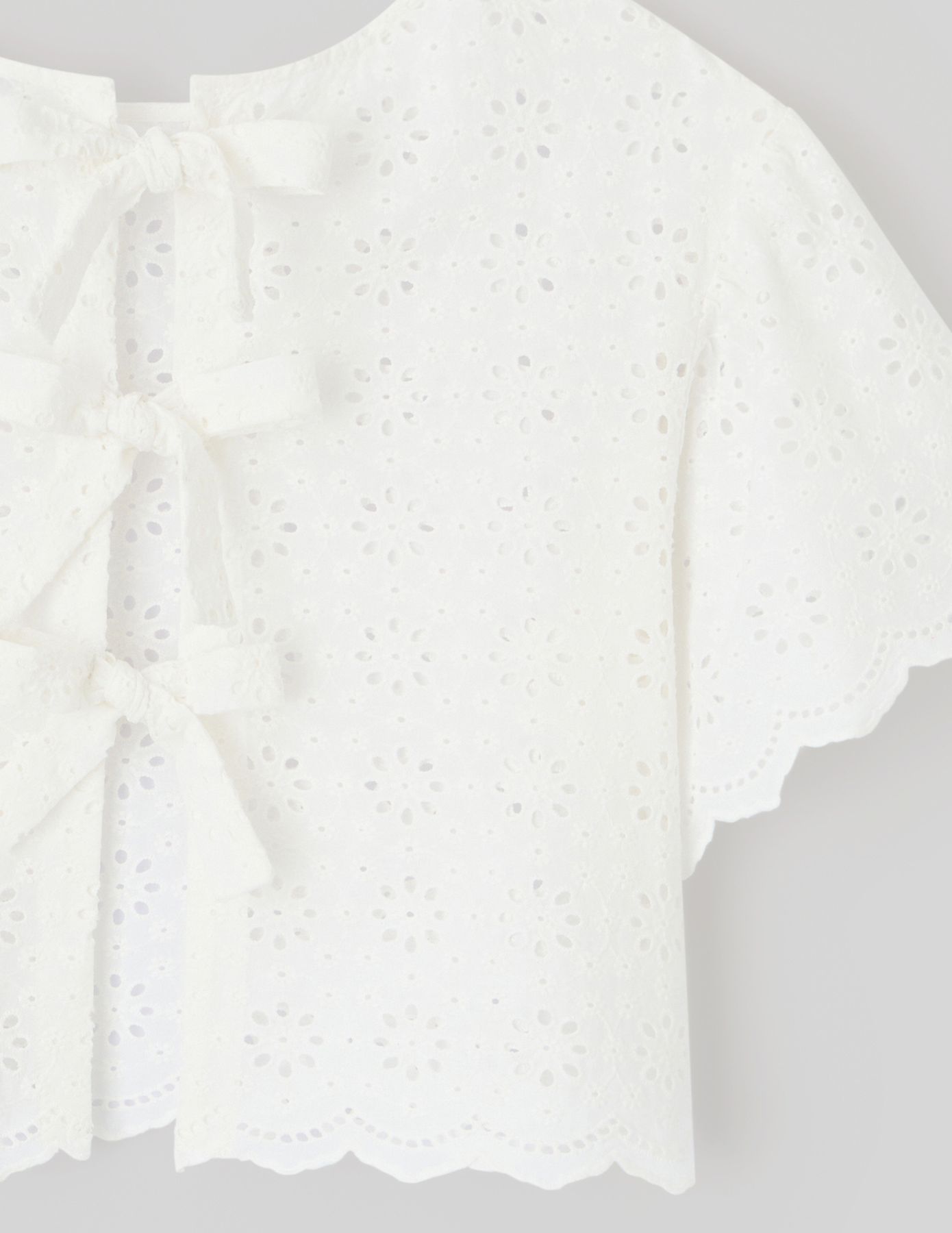 Blouse en broderie anglaise