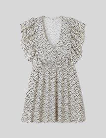 Robe courte imprim&eacute;e