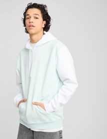 Sweat à capuche colorblock