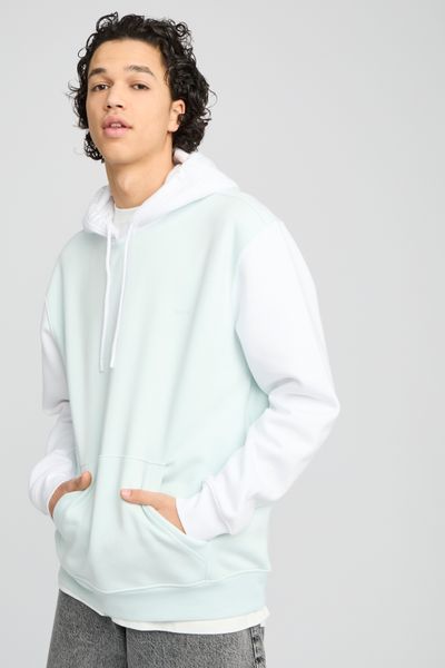 Sweat à capuche colorblock