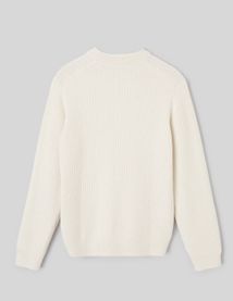 Pull maille gaufr&eacute;e