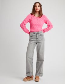 Pull en coton ajouré