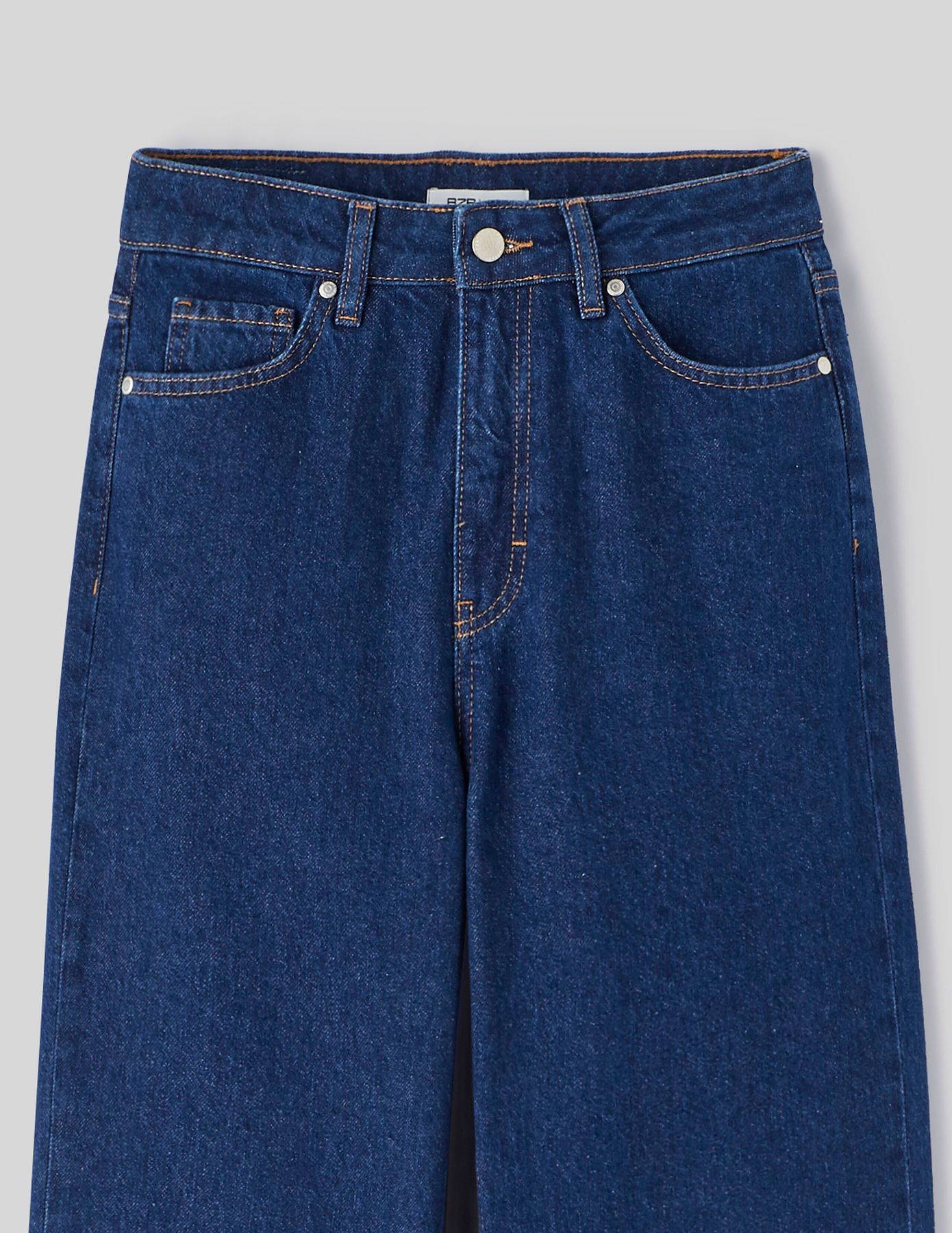 Jean straight taille haute