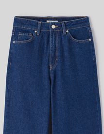 Jean straight taille haute