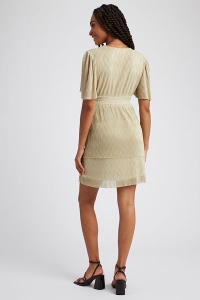 Robe courte brillante