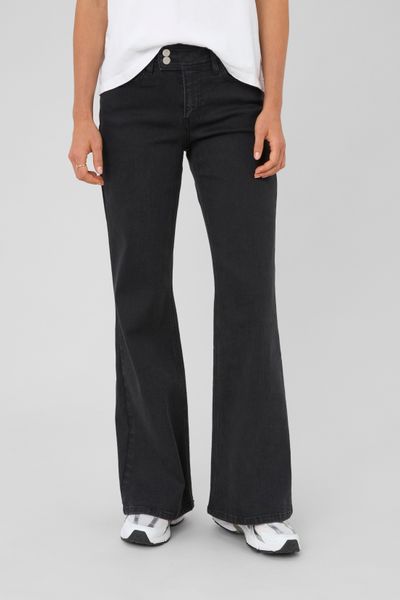 Jean flare taille haute