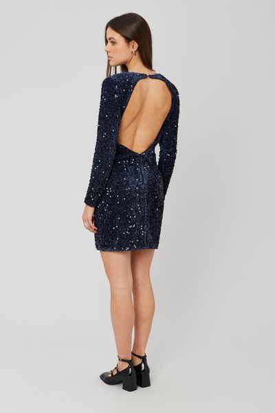 Robe courte sequins