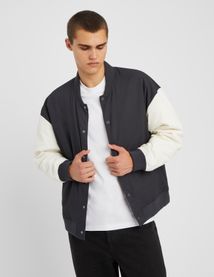 Veste bombers bicolore