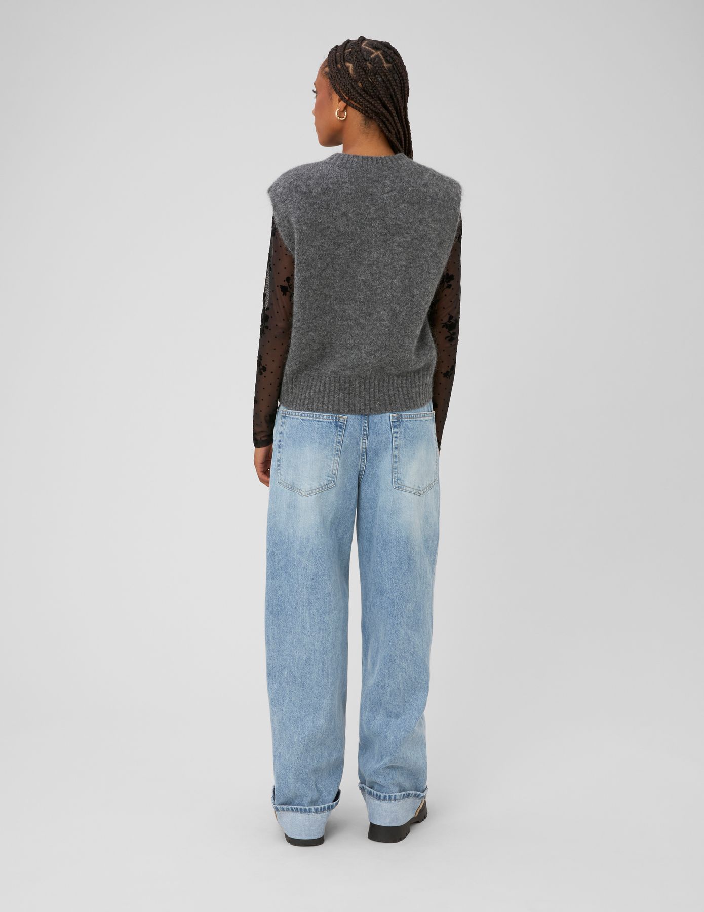 Pull sans manche premium