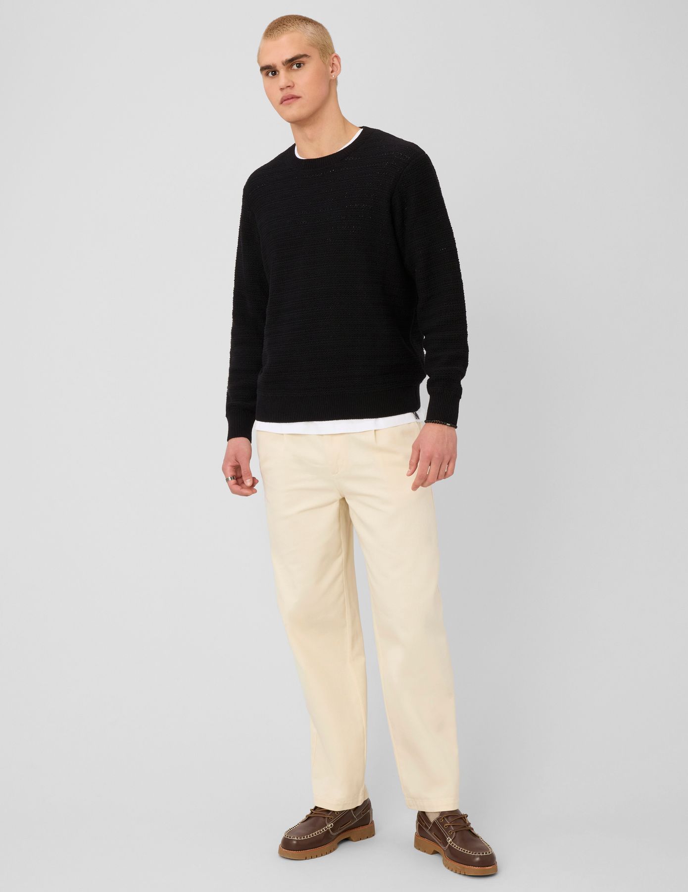 Pull maille fantaisie