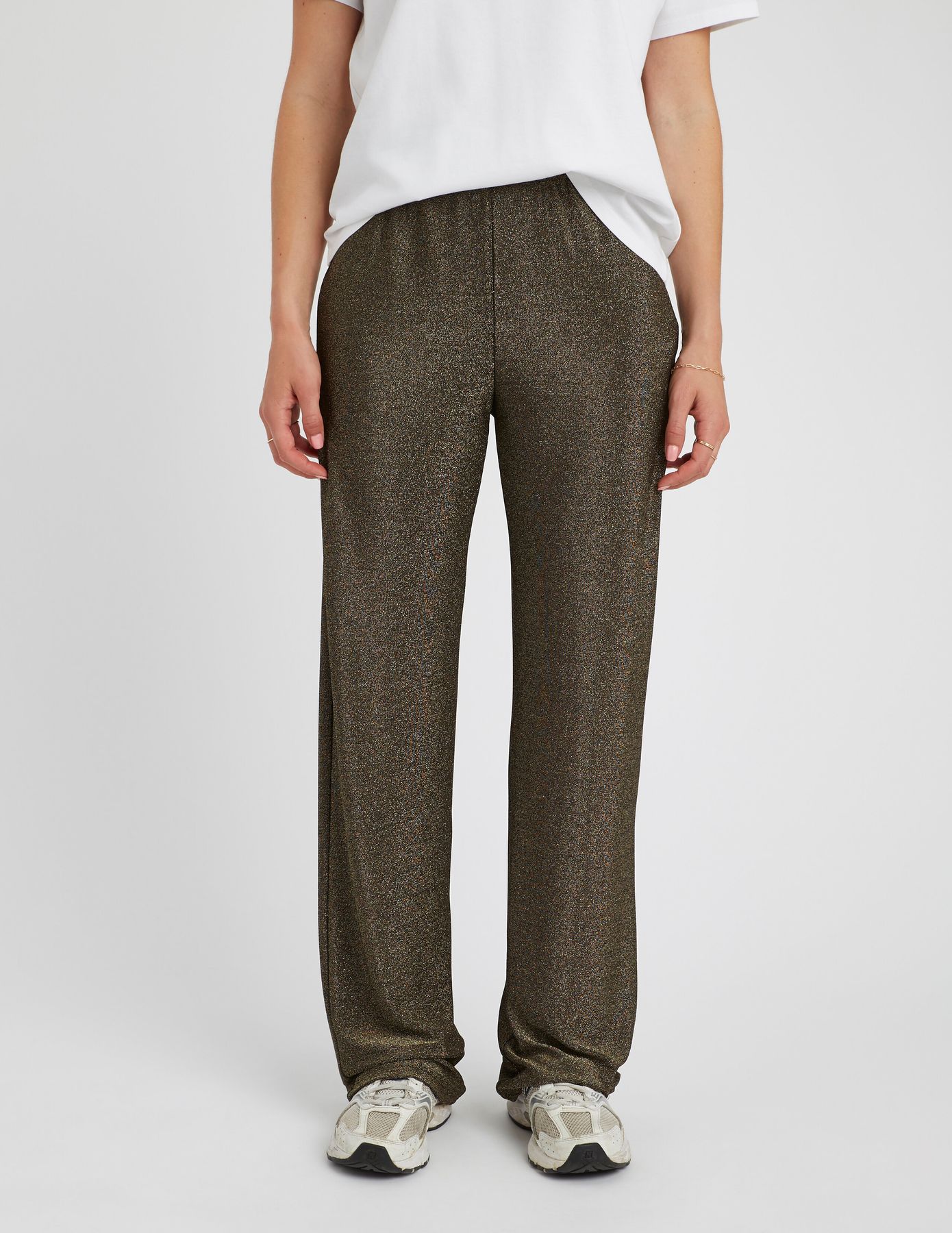 Pantalon fluide &agrave; paillettes