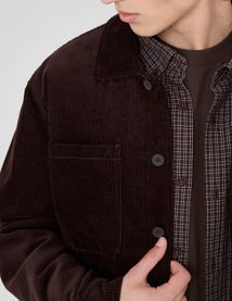 Veste surchemise velours