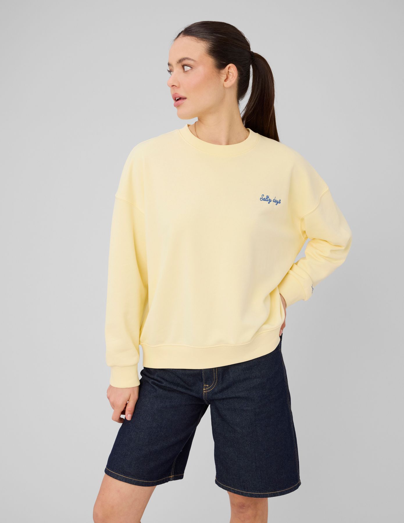 Sweat col rond imprim&eacute;