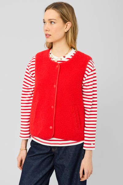 Veste sans manches sherpa