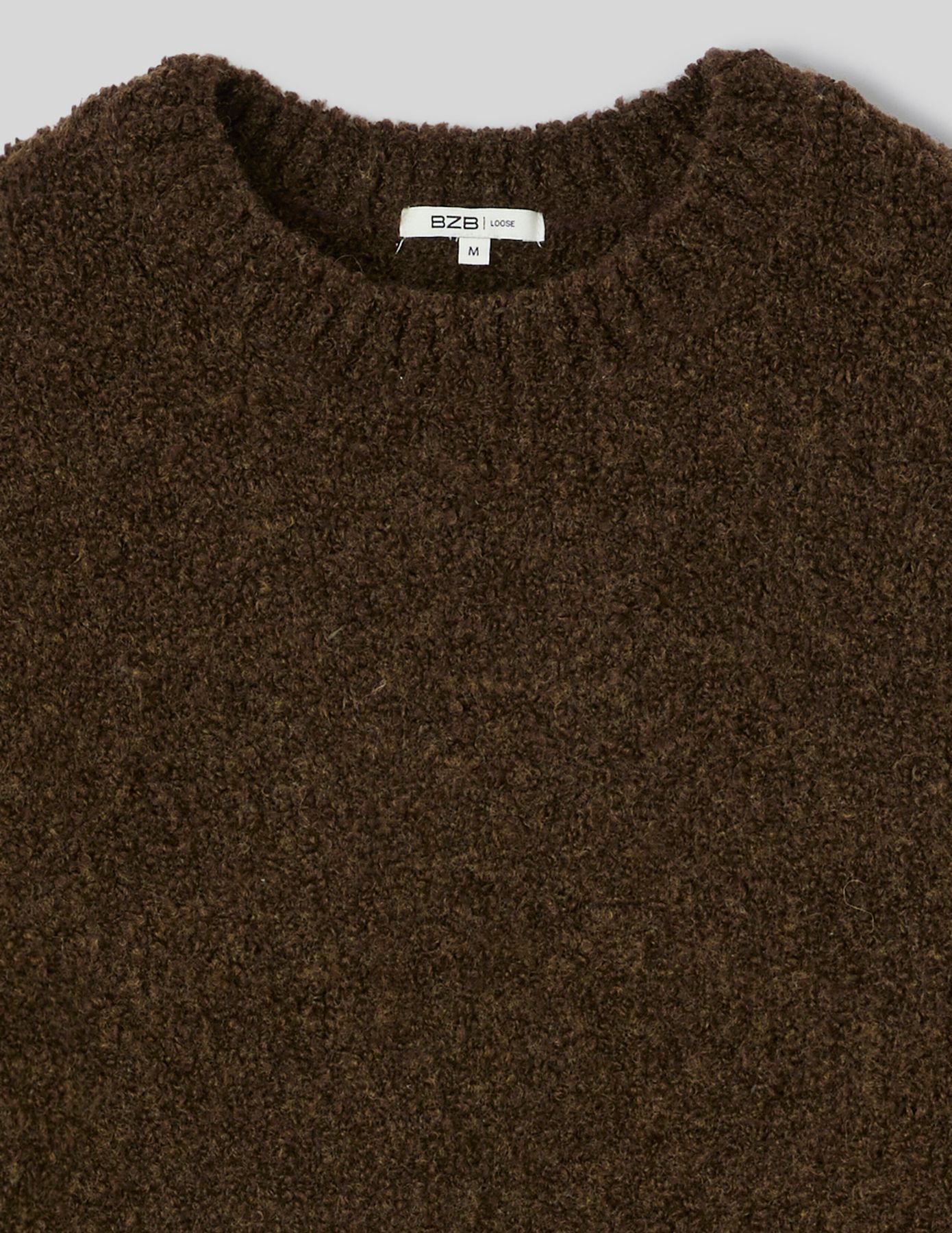 Pull maille bouclette
