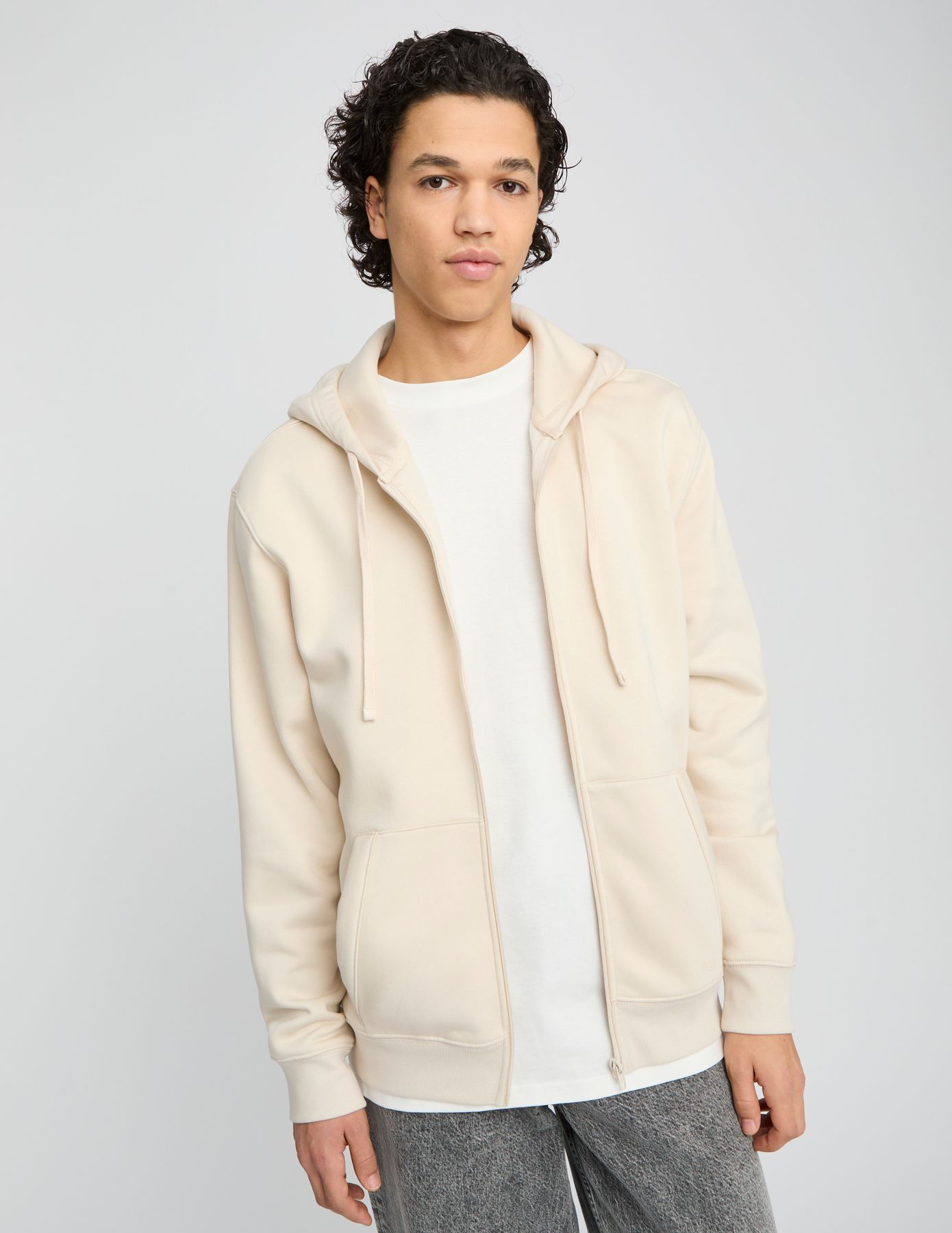 Sweat sherpa zippé à capuche