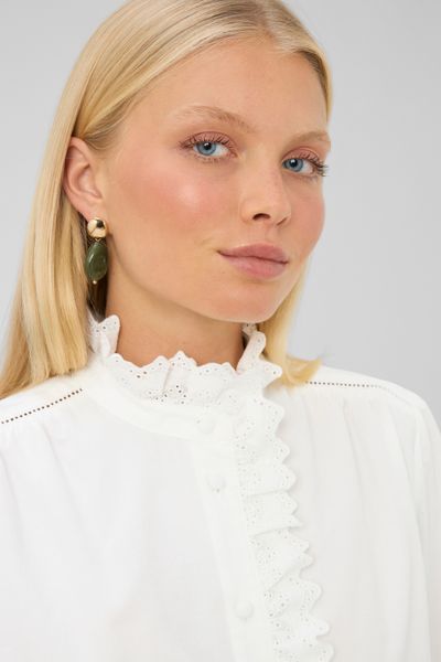 Blouse velours c&ocirc;tel&eacute;