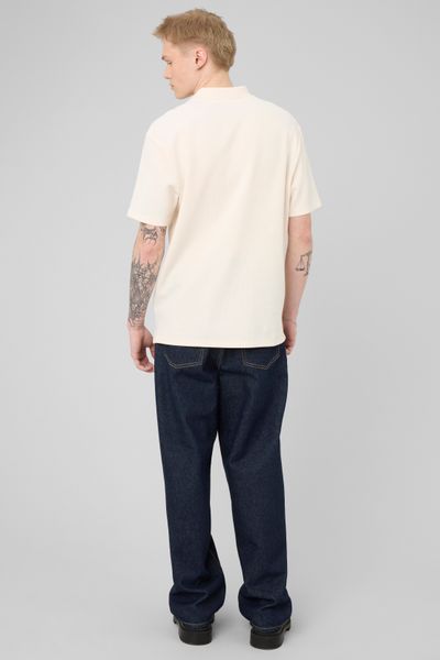 Polo mati&egrave;re gaufr&eacute;e