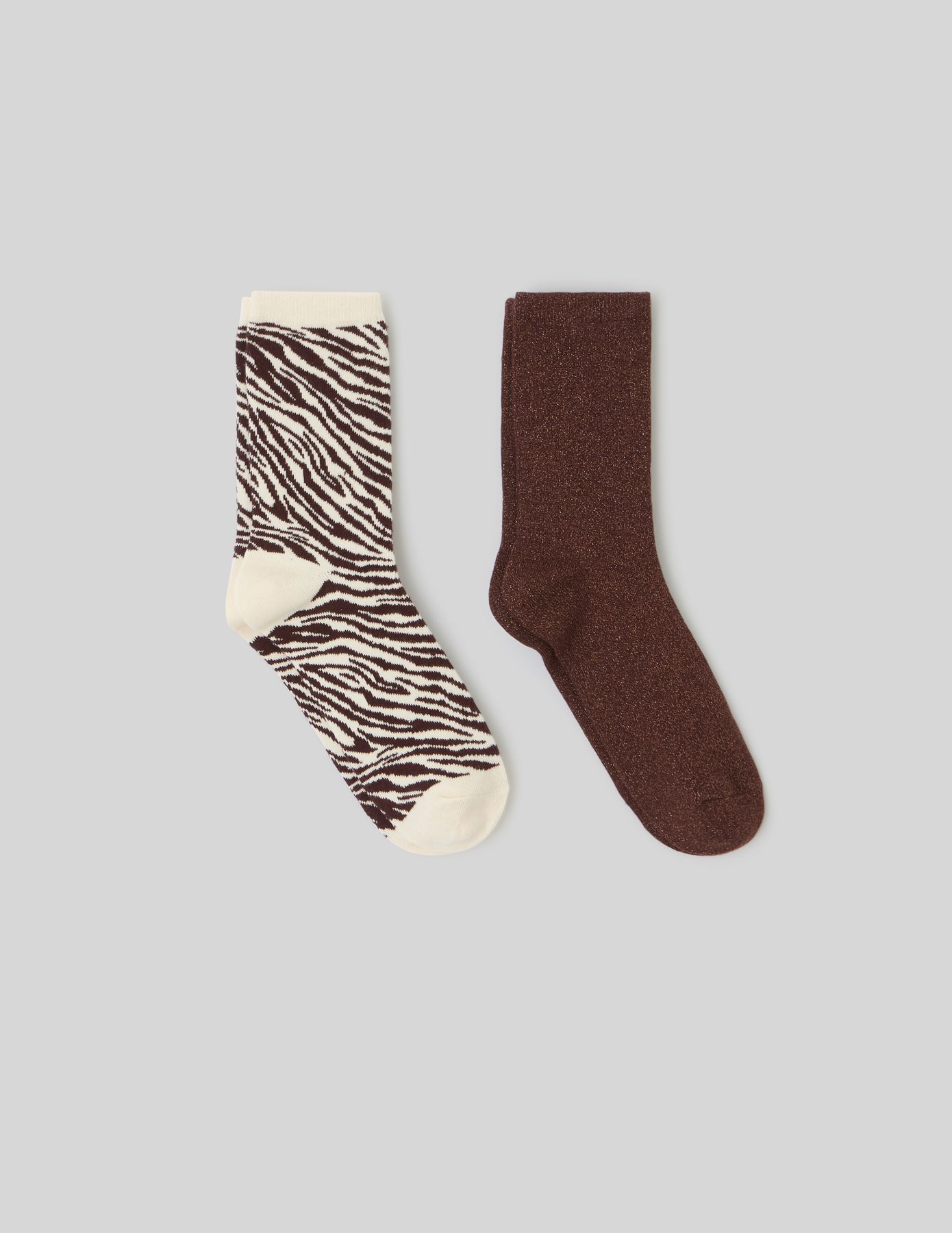 Lot de 2 paires de chaussettes fantaisie
