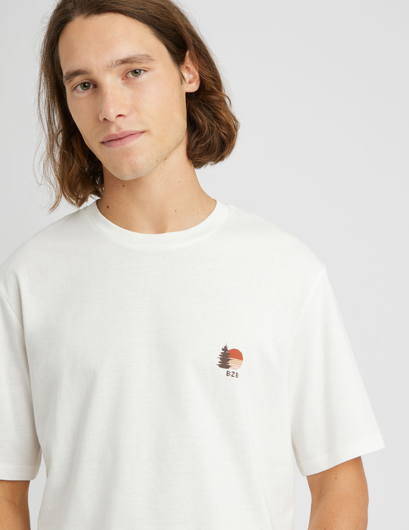 T-shirt imprim&eacute; plac&eacute;