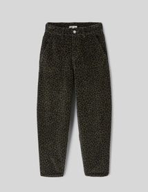 Pantalon imprim&eacute; coupe ballon