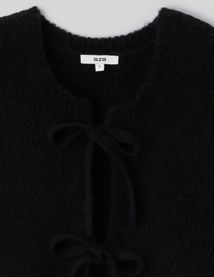 Gilet sans manche &agrave; n&oelig;uds