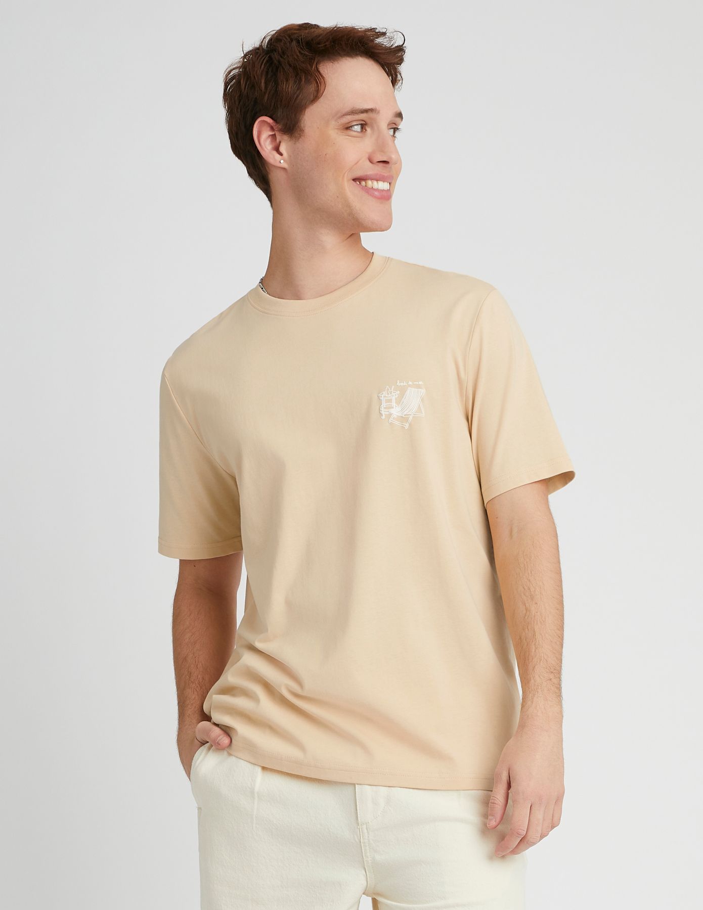 T-shirt imprimé poitrine