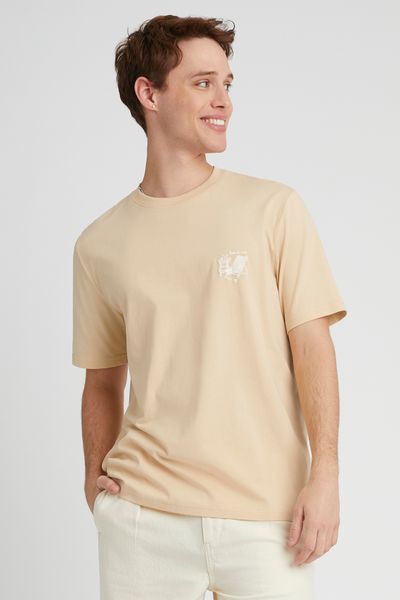 T-shirt imprimé poitrine