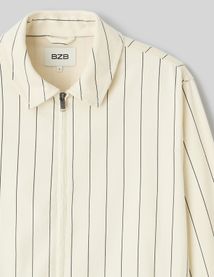 Veste zipp&eacute;e ray&eacute;e