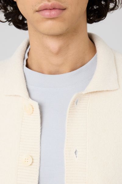 Cardigan col polo