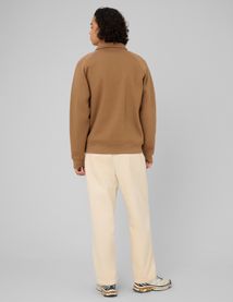 Sweat col polo zipp&eacute;