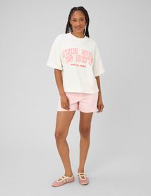 Sweat imprim&eacute; manches courtes