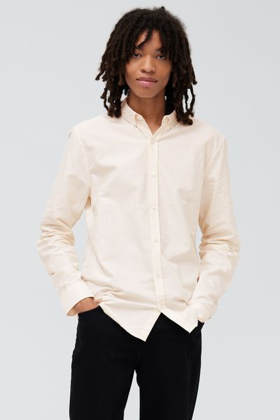Chemise rayée droite