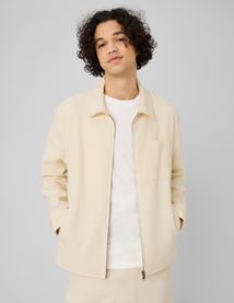 Veste zipp&eacute;e textur&eacute;e