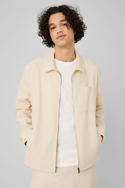 Veste zipp&eacute;e textur&eacute;e