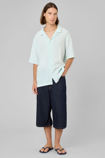 Chemise manches courtes gaze de coton