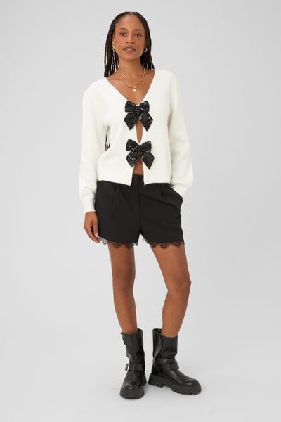 Gilet noeuds sequins