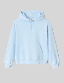 Sweat uni &agrave; capuche