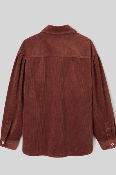 Surchemise en velours côtelé
