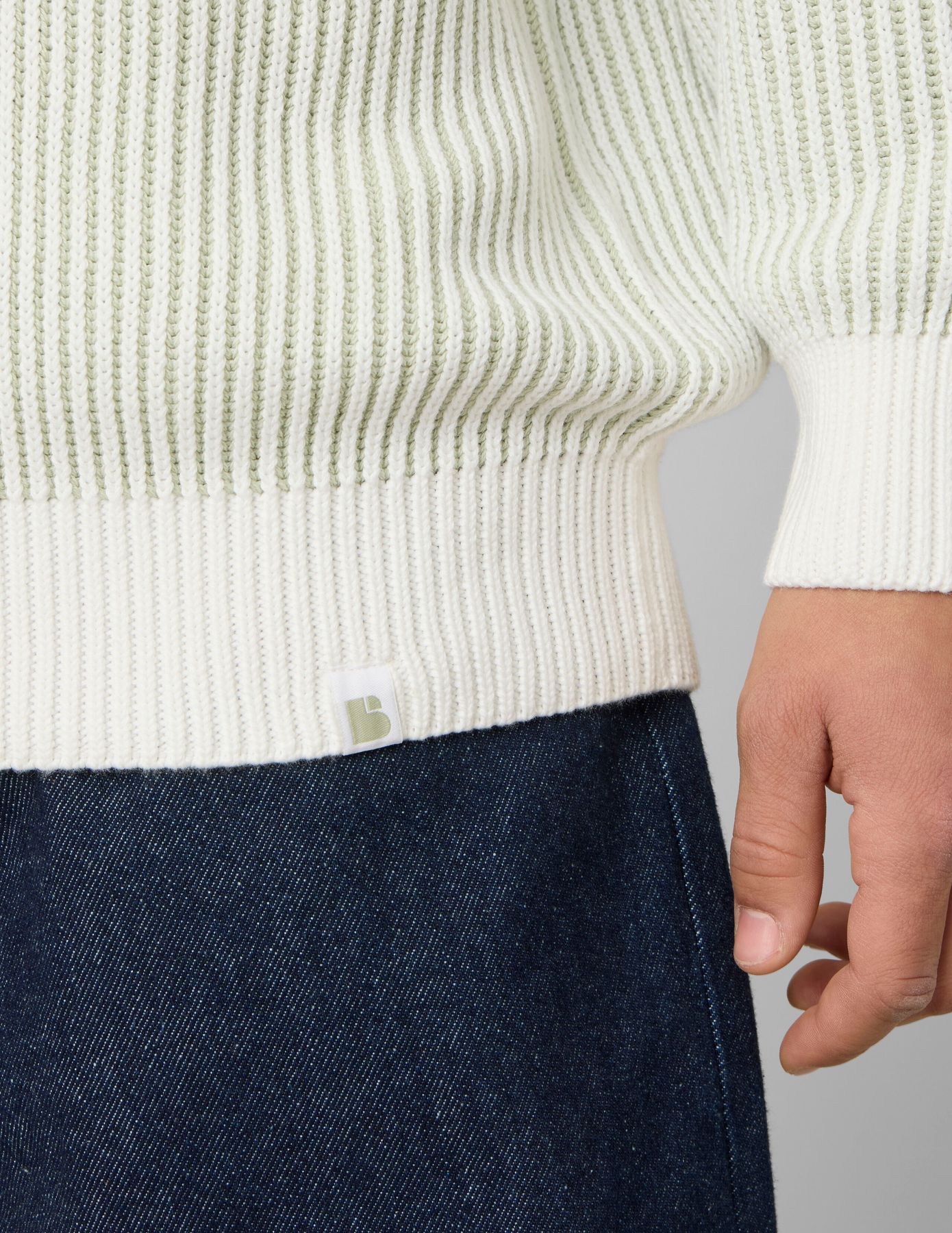 Pull bicolore